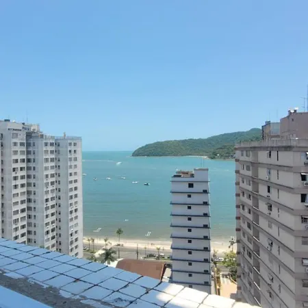 Ap Ao Lado Da Praia Com Vista Do Mar São Vicente Exterior foto